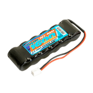 1600mAh 7.2v NiMH Straight Pack Battery 6 Cell w/micro Connector