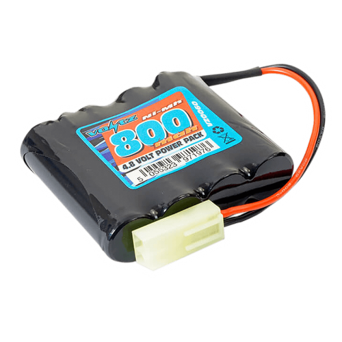 Hobby 800mAh 4.8v Battery w/mini Tamiya Plug (HE00010)