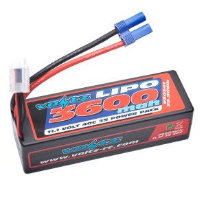 Voltz 3600mah Hard Case 11.1v 3S 40c LiPo Stick Voltz 3600mah Hard Case 11.1v 3S 40c LiPo Stick