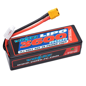 Voltz 3600mah Hard Case 11.1v 3s 40c LiPo Stick Xt60 Voltz 3600mah Hard Case 11.1v 3s 40c LiPo Stick Xt60