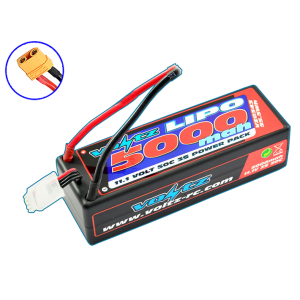 Voltz 5000mah Hard Case 11.1v 50c Lipo Stick Pack XT90