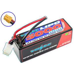 5000mAh 4s 14.8v 50C Hardcase LiPo Battery with XT60 Connector