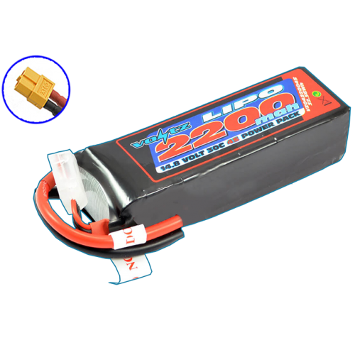 Voltz 2200mah 14.8v 30c Lipo Battery W/XT60