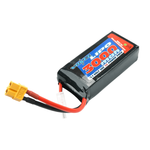 Voltz 3000mah 11.1v 30c LiPo Shorty Battery Pack - XT60