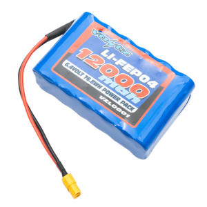 Voltz LifePo4 2S6P 6.4v 12ah Battery With XT60 (fishing People)