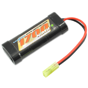 1700mAh 7.2v NiMH Stick Pack Battery 6 Cell w/mini Tamiya Connector