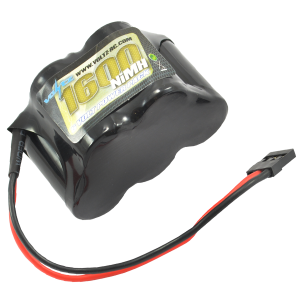 1600mAh 6.0v NiMH Receiver Pack Hump Battery (JR Plug)