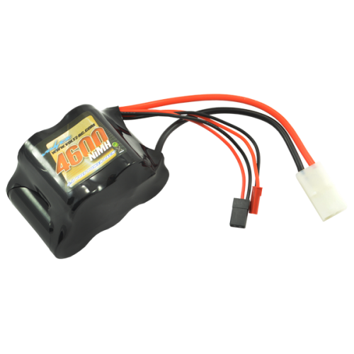 4600mAh 6.0v NiMH Receiver sub-c Pack Hump Battery w/bec/JR Plug 1/5th