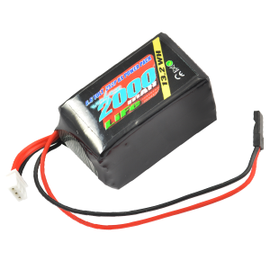 2000mAh 2s 6.6v RX LiFe Hump Battery Pack