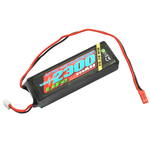 2300mAh 2s 6.6v RX LiFe Straight Battery Pack