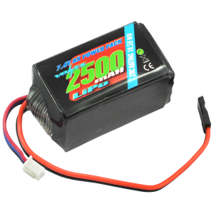 2500mAh 2s 7.4v RX LiPo Hump Battery Pack